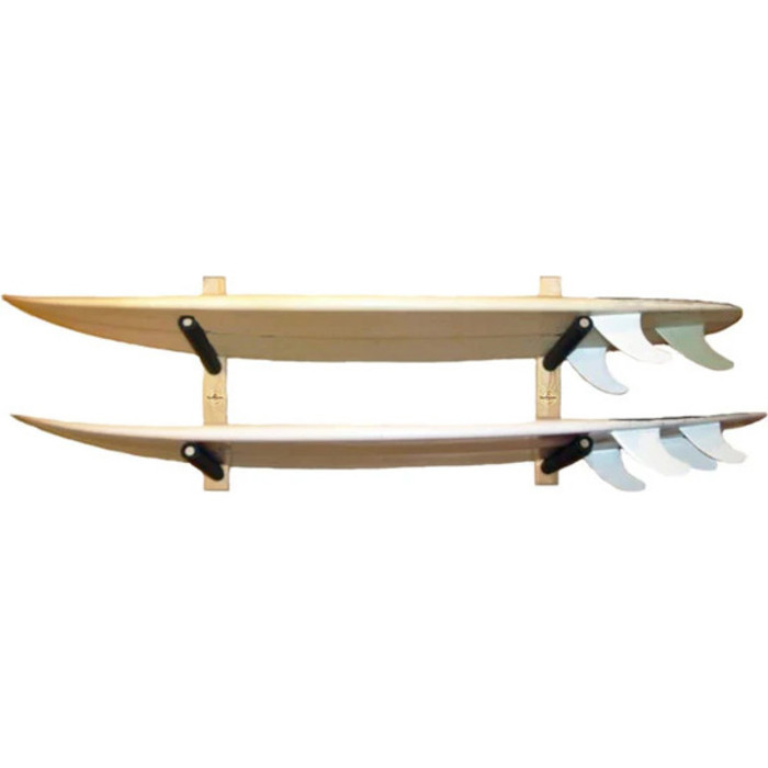 2024 Northcore Double Surfboard Rack NC1234 - Wood